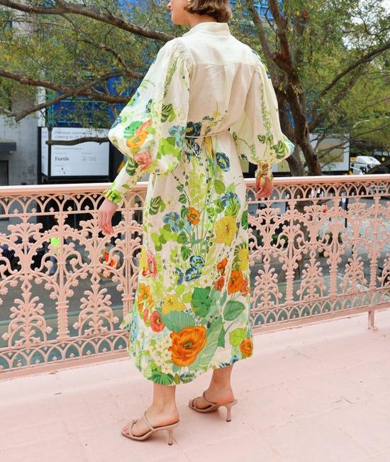 Coraline - Versatile Long Sleeve Tie-Dye Dress