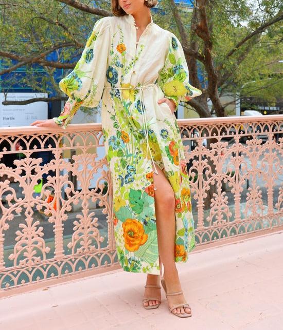 Coraline - Versatile Long Sleeve Tie-Dye Dress