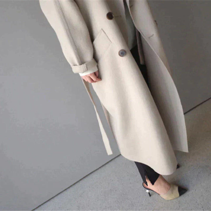 Isabelle - Wool Blend Long Coat