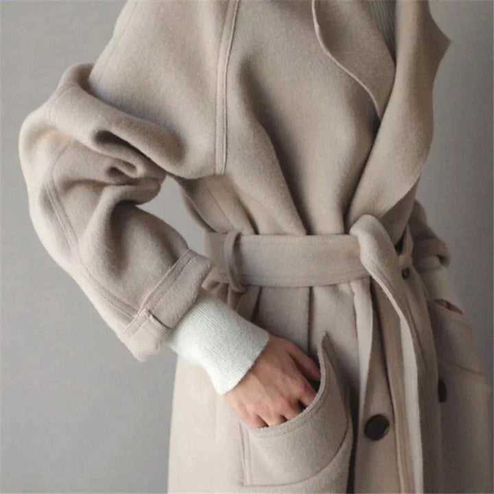 Isabelle - Wool Blend Long Coat