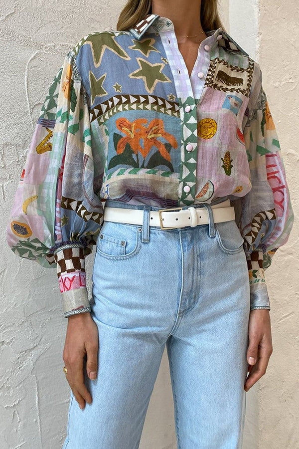 Anastasia - Elegant Long Sleeve Fashion Top