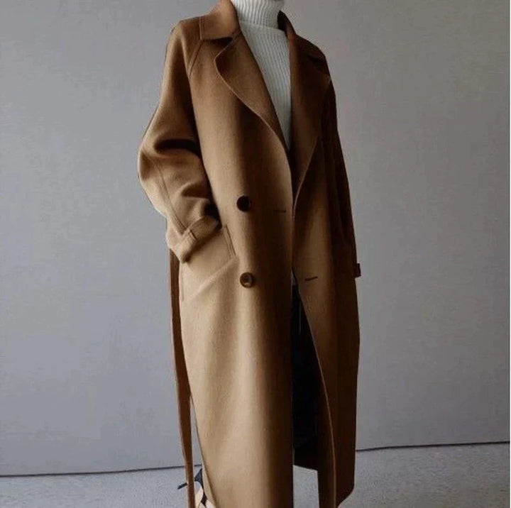 Isabelle - Wool Blend Long Coat