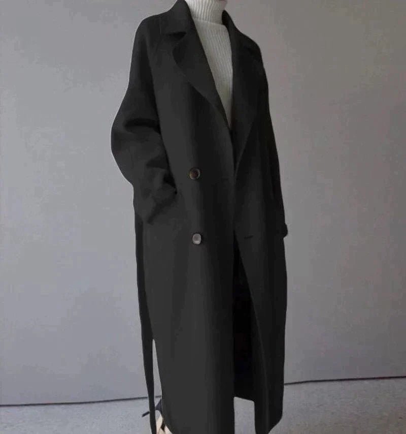 Isabelle - Wool Blend Long Coat