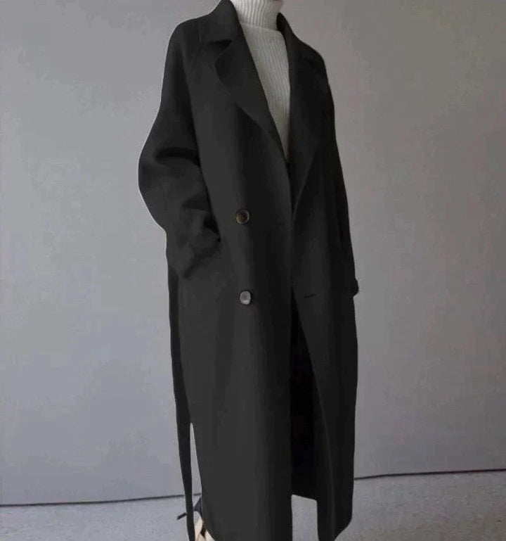Isabelle - Wool Blend Long Coat