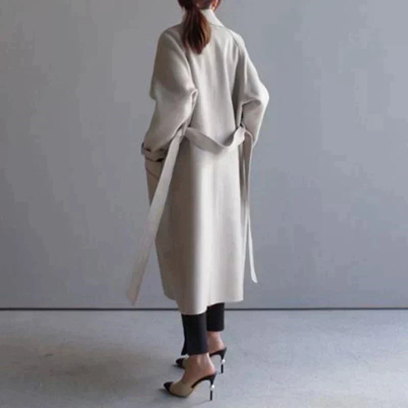 Isabelle - Wool Blend Long Coat