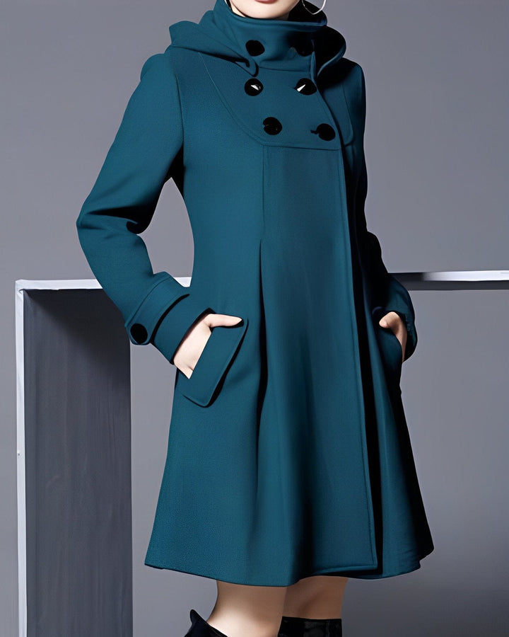 Sabrina – Structured Elegance High-Collar Winter Coat